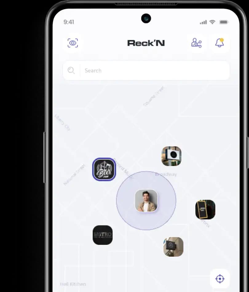 Reck'N App Mockup